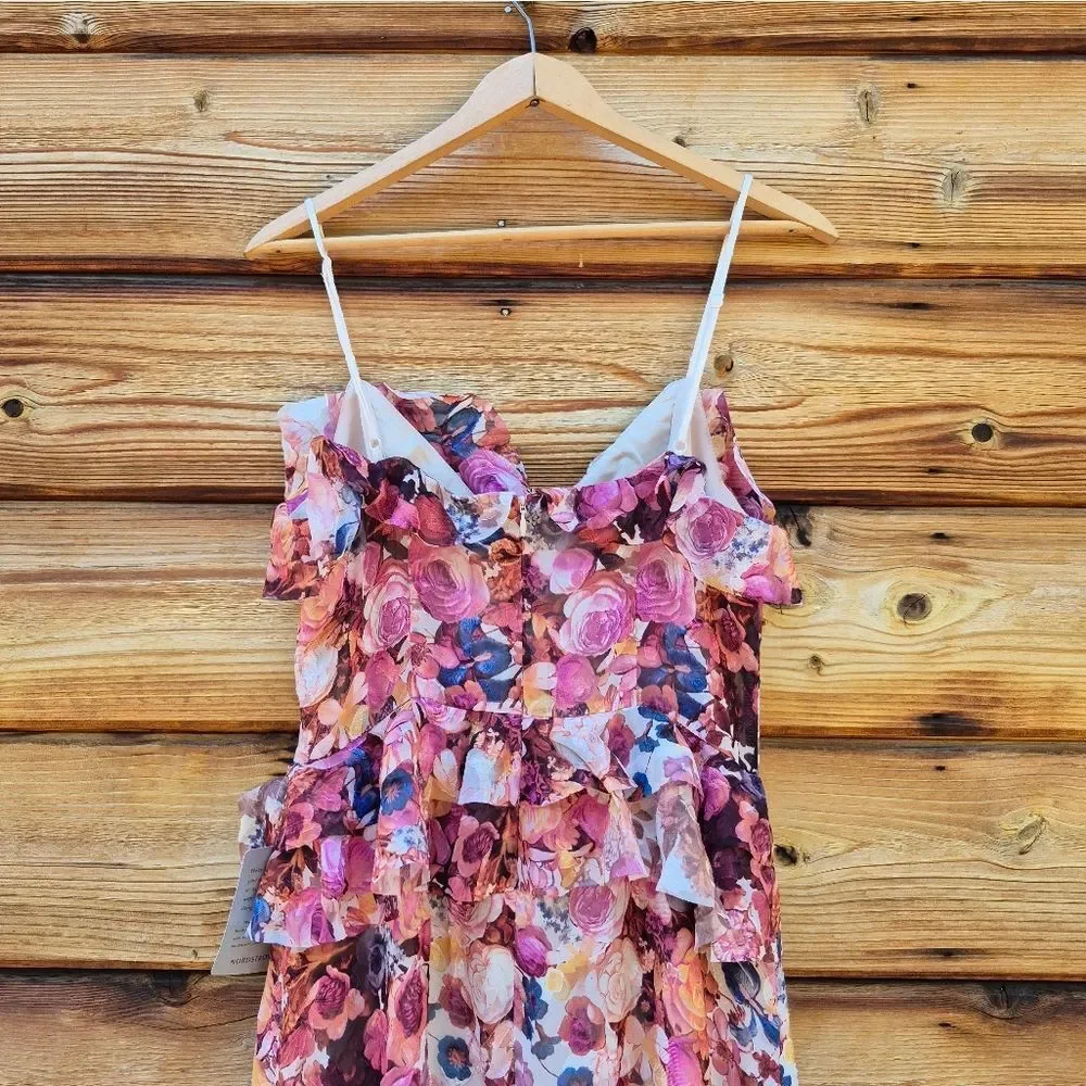 NWT Elliatt Perla Floral Dress Pink Size M - Picture 13 of 13